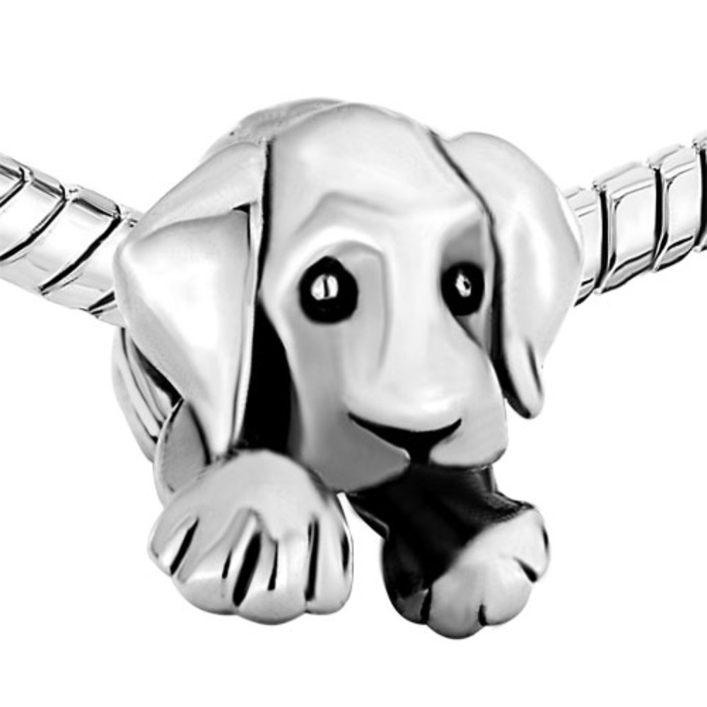 Pugster Dog Bracelet Charm - Fits Pandora
